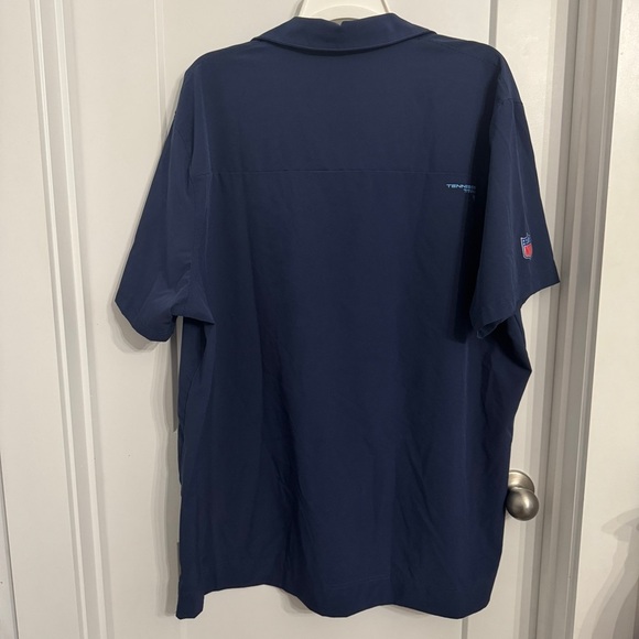 Nike Dri-Fit Team Issued Tennessee Titans NFL On-Field Blue Polo Mens XXL NFL - Picture 9 of 11